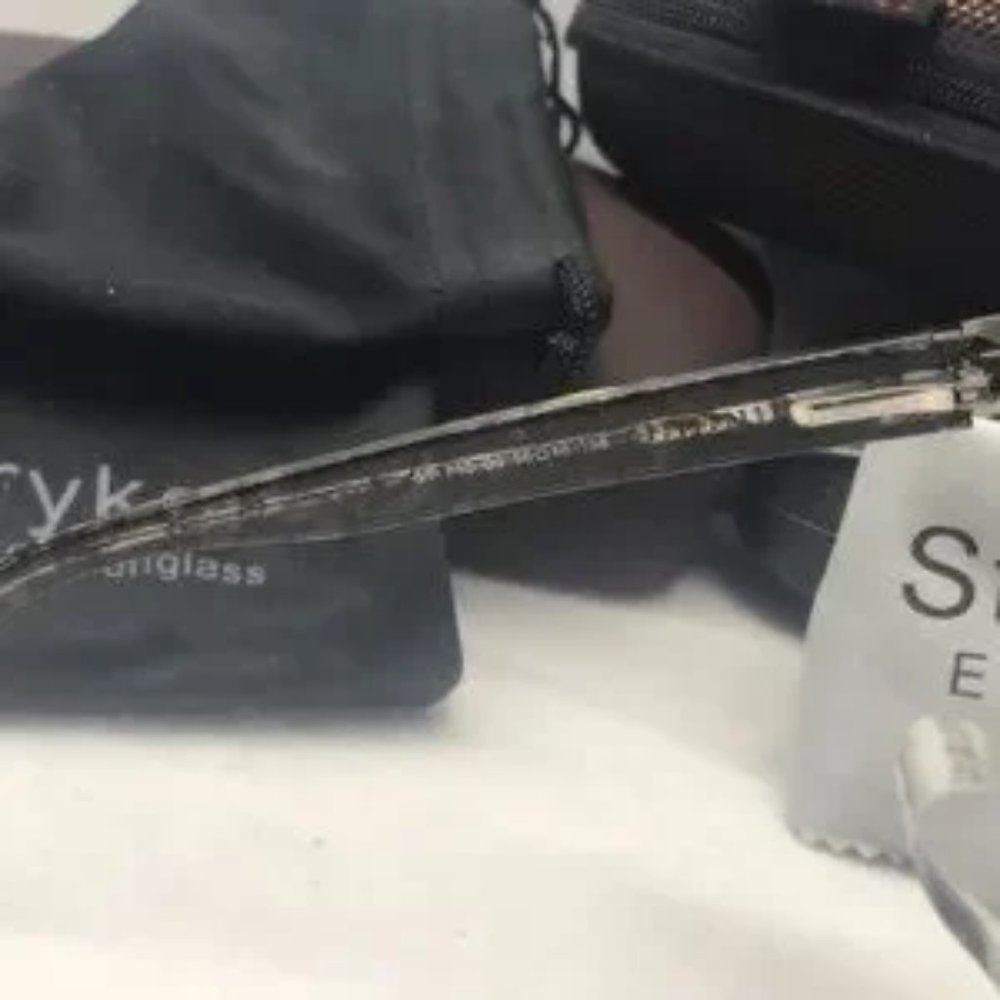 Stryker Polarized sunglass  black/gold & Gray lens - Picture 7 of 8